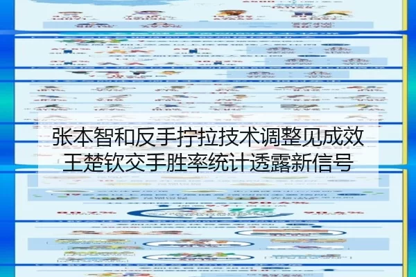 张本智和反手拧拉技术调整见成效 王楚钦交手胜率统计透露新信号